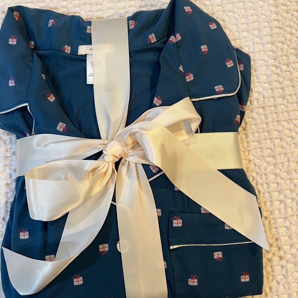 Eberjey Gisele Cerulean presents Printed TENCEL™ Modal Relaxed Short PJ Set new